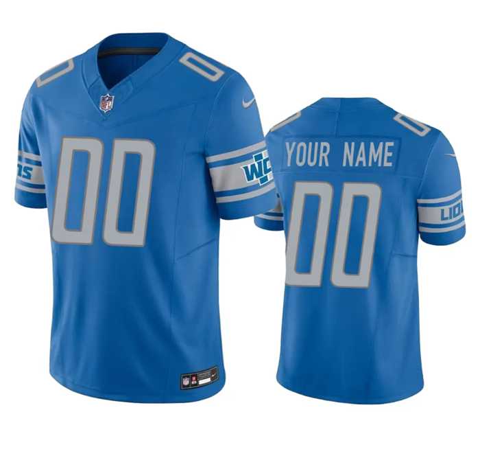 Men & Women & Youth Detroit Lions Active Player Custom Blue 2023 F.U.S.E. Vapor Untouchable Limited Stitched Jersey